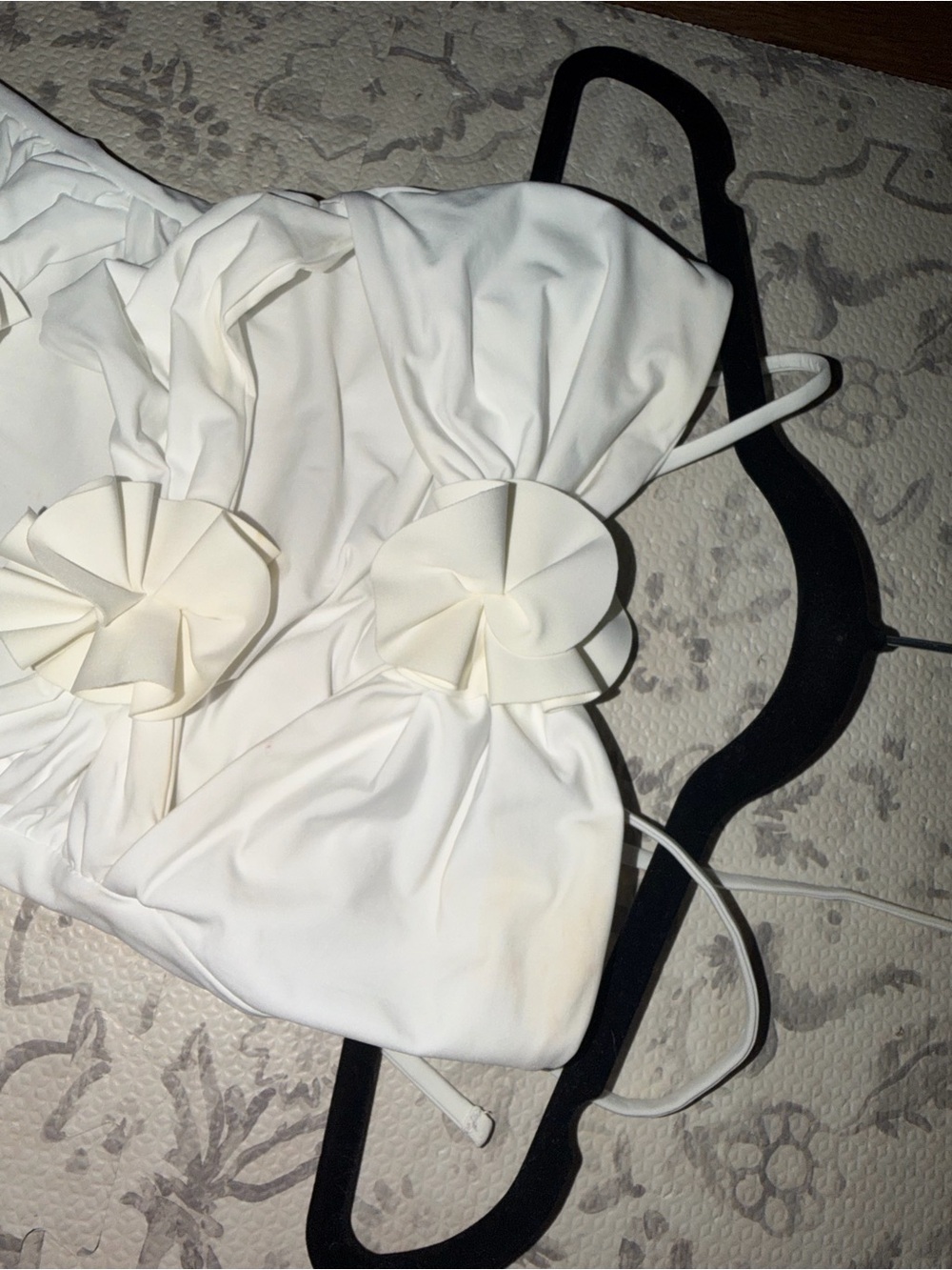 White Strappy Cutout Maxi Dress - Picture 7 of 8